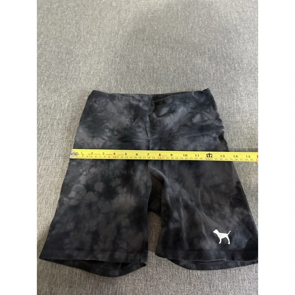VICTORIA'S SECRET PINK COTTON HIGH WAIST BIKE SHORTS YOGA SIZE S